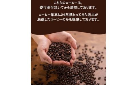 【細挽き】店主おまかせ 挽き立てコーヒー豆3種類セット(100g×3種類）【hgo003-a】