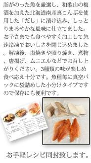 和歌山魚鶴仕込の魚切身詰め合わせセット(３種８枚)×２セット【uot743A】