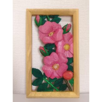 季節の壁掛け（夏　はまなす）【hms025】