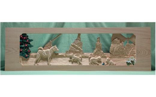 欄間風壁掛け「地方の名勝～串本町～」【hms045】