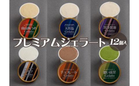 プレミアムジェラート 詰め合わせセット（6種類×2個） アイスクリームセット 100mlカップ ゆあさジェラートラボラトリー【kstb701】