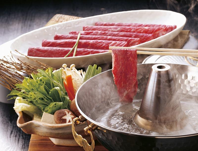 鳥取和牛 もも肉うすぎり（すき焼き・しゃぶしゃぶ・鍋用） 約500g