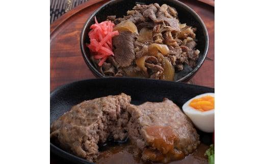 とりちく牛丼の素・鳥取ビーフハンバーグ詰め合わせ