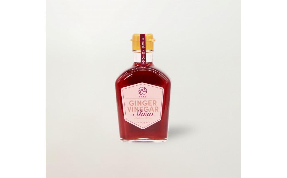 ジンジャーシロップ＆ジンジャービネガーシソ 2本(各200ml×1本)セット