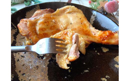 鳥取県産「鳥取のとり」ローストレッグ（バジル＆タレ） 4本セット