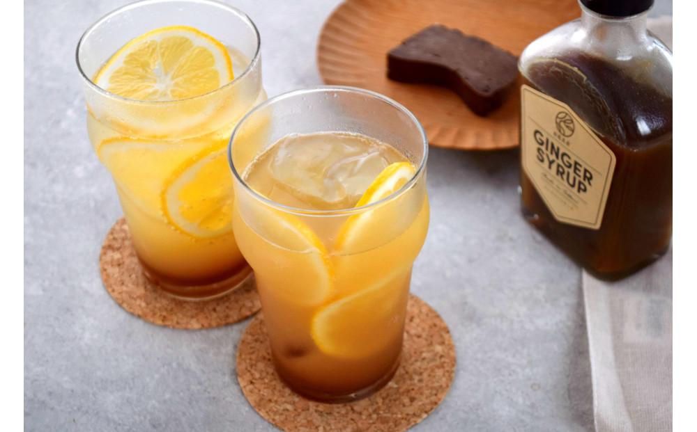 ジンジャーシロップ＆ジンジャービネガーシソ 2本(各200ml×1本)セット