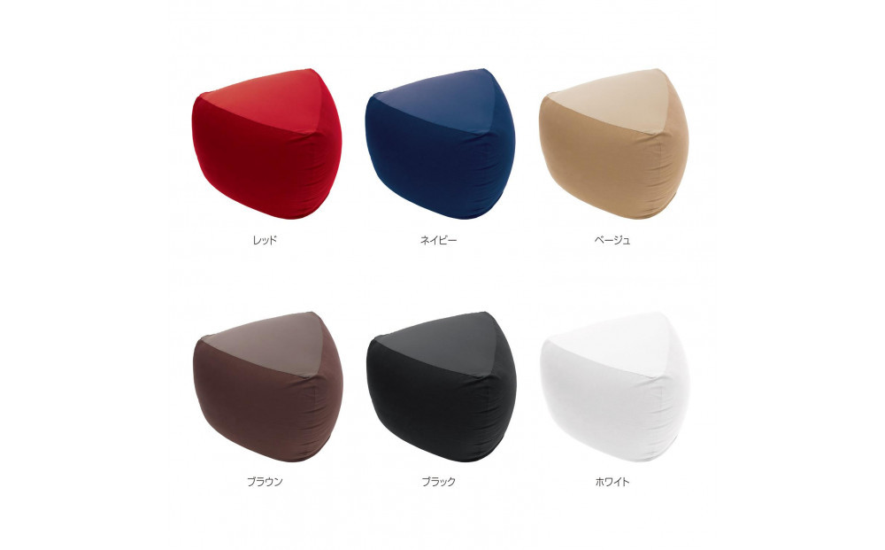 三角フィットソファ レッド