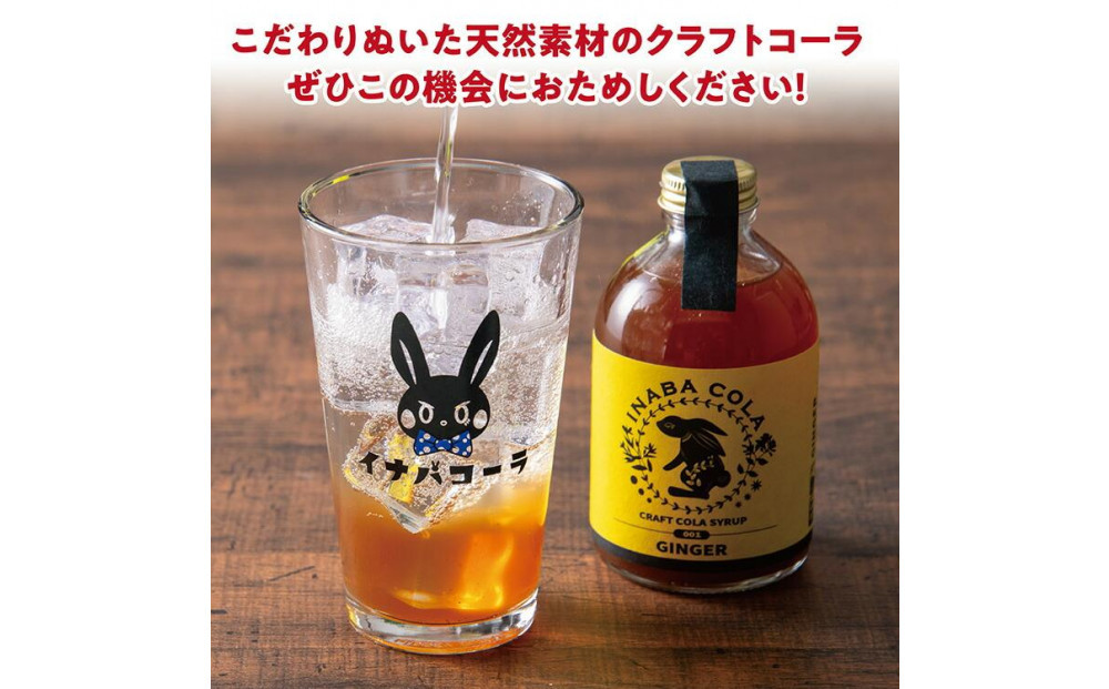 因幡コーラシロップAセット(ジンジャー・レッドベリー)