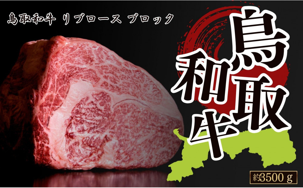 鳥取和牛 リブロース ブロック 約3500g