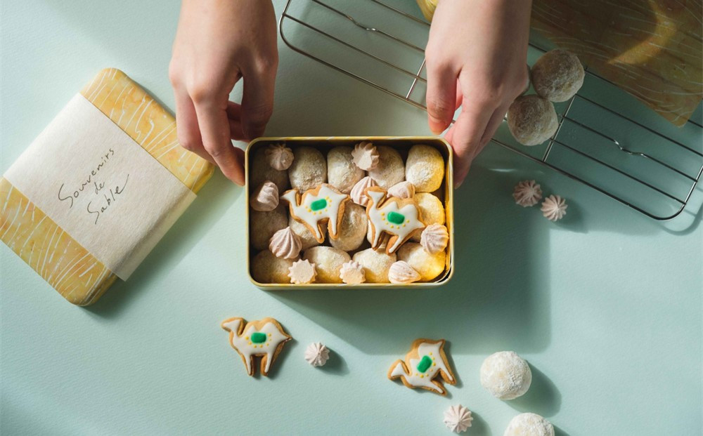 らくだ菓子店 サブレ缶 2個セット