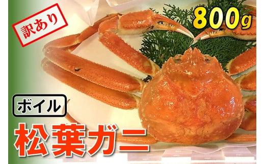 【魚倉】足1本なしボイル松葉ガニ (大800g) 訳あり