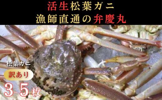 松葉ガニ 訳ありBセット※着日指定不可※【弁慶丸】