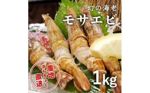 ＜真空冷凍＞幻の海老！猛者エビ（モサエビ） 1kg（さんチョク）