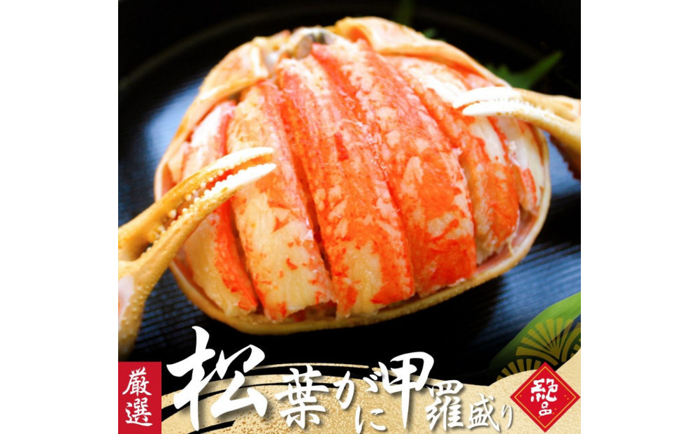 松葉がに 甲羅盛り 2個【11月中旬から入荷次第発送】