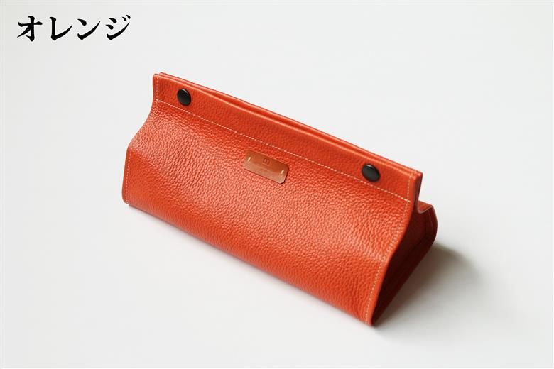 本池美術館限定 ティッシュボックス(ORANGE)本池秀夫監修