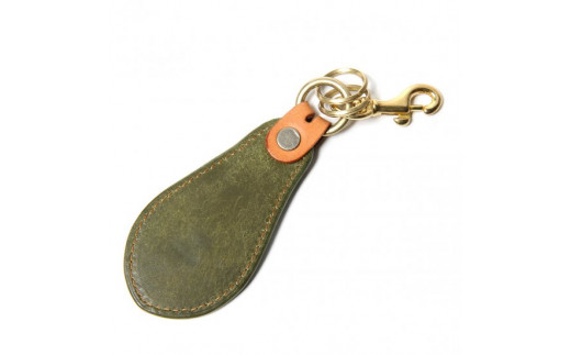 ＭＯＴＯマットバケッタ靴べらキーホルダー（GREEN）本池秀夫監修