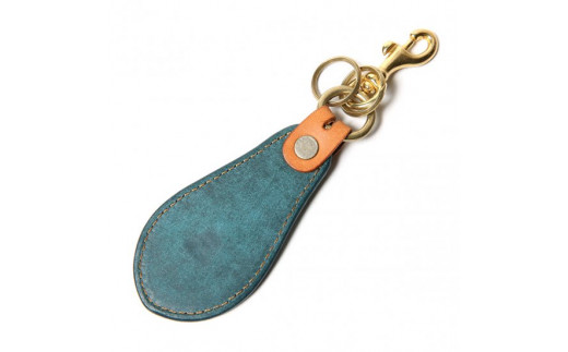 ＭＯＴＯマットバケッタ靴べらキーホルダー（BLUE）本池秀夫監修