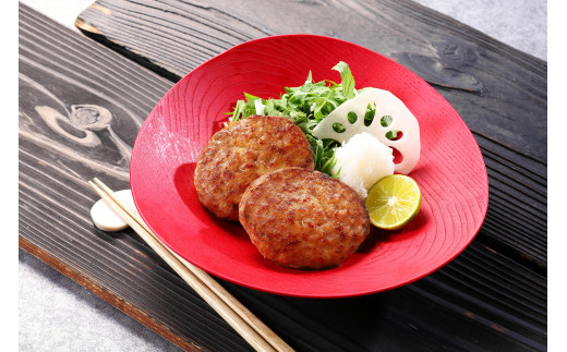 ＜大山物語＞　氷温®熟成 鳥取和牛×大山豚手造りハンバーグ 100g×6