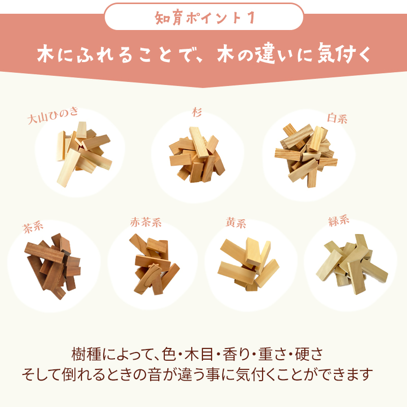 森のドミノさん【木育おもちゃ・森のドミノさん】