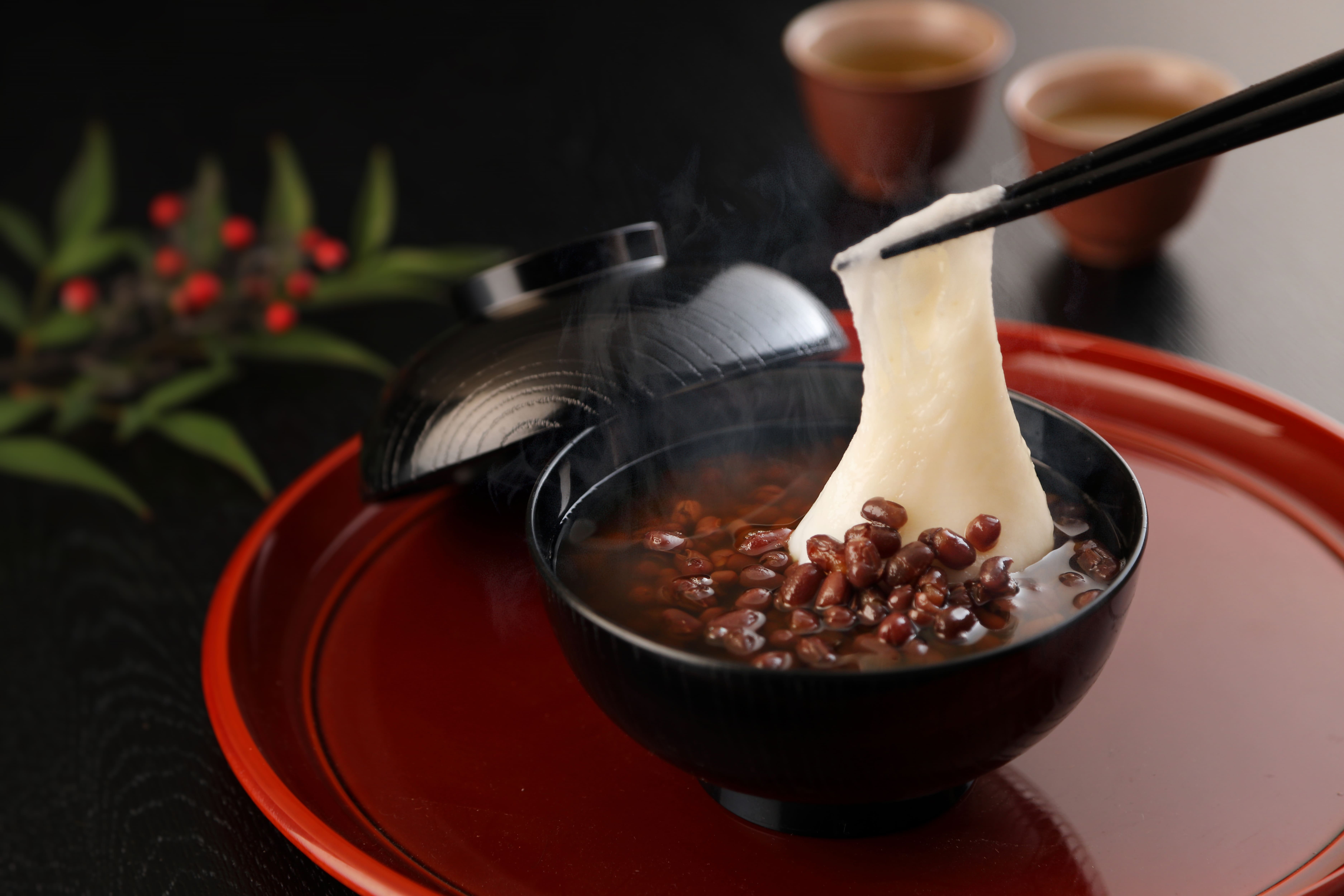 正月餅お楽しみセット（壽小餅15個入 ぬれ小豆500g 特製きな粉150g）