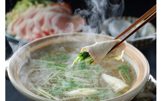 ＜大山物語＞　氷温®熟成　大山豚しゃぶ鍋セット (3～4人前)