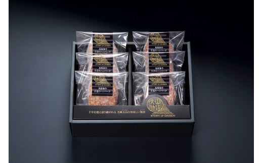＜大山物語＞　氷温熟成 鳥取和牛100％手造りハンバーグ 100ｇ×6