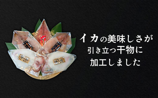 シロイカ入りイカの一夜干し食べくらべセット（Bセット）