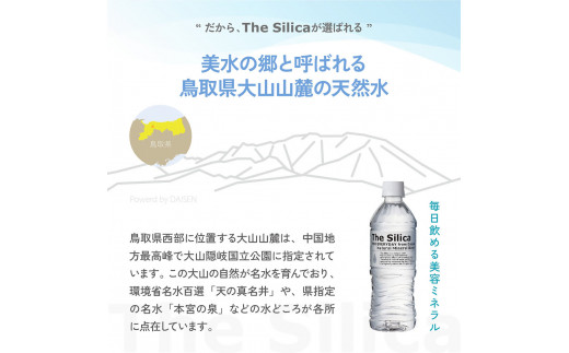 【定期便3回コース】The Silica 軟水シリカウォーター 500ml×24本×3回（総合計72本）