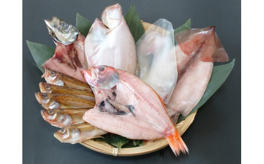 ノドグロ・白イカ入り干物セット（Eセット）【一夜干し】