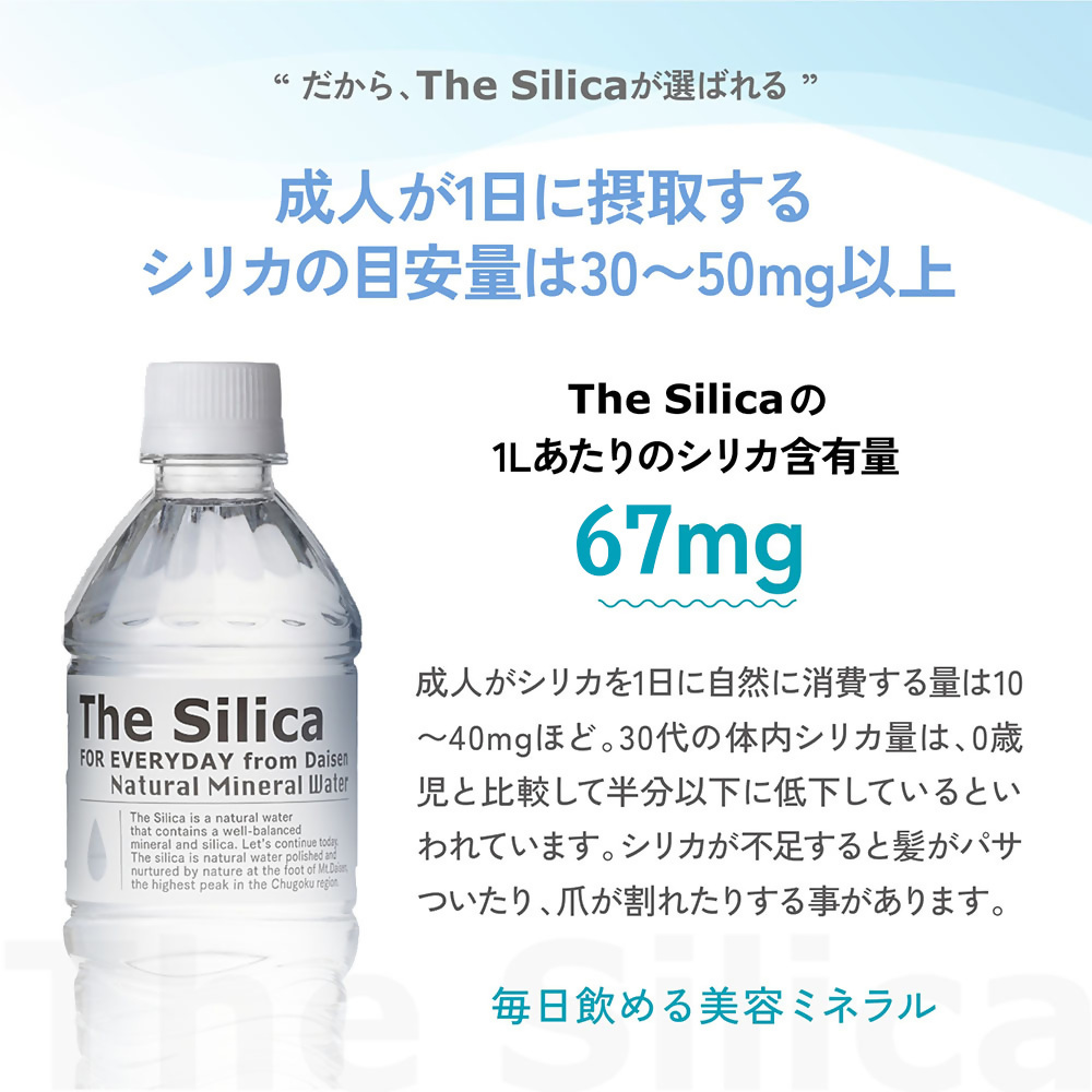 【定期便6回コース】The Silica 軟水シリカウォーター 500ml×24本×6回（総合計144本）