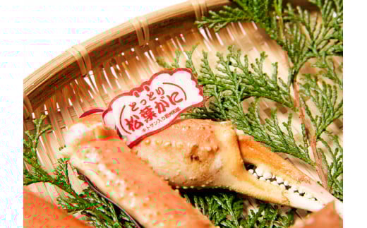 【タグ付き】活〆ボイル松葉蟹（大）800ｇ～×1杯