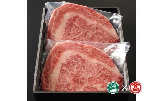 ＜だんだんキッチン＞鳥取和牛　リブロースステーキ用（250g×２枚）（大山ブランド会）