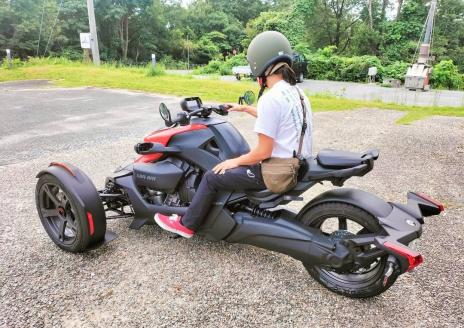 トライクで大山を周遊ツーリング体験とパンケーキセット【平日、土曜日用】