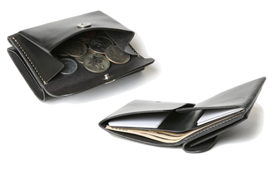 MOTOミニウォレット（BROWN）　本池秀夫監修　LEATHER & SILVER MOTO　本池秀夫監修 BROWN 縦8cm×横10cm×マチ3cm