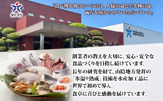 〈山陰大松〉氷温熟成　煮魚・焼魚ギフトセット１０切　米子市魚貝類部門No.1 IN-100