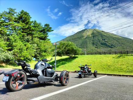 トライクで大山を周遊ツーリング体験とパンケーキセット【平日、土曜日用】
