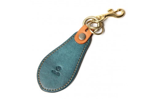 ＭＯＴＯマットバケッタ靴べらキーホルダー（BLUE）本池秀夫監修