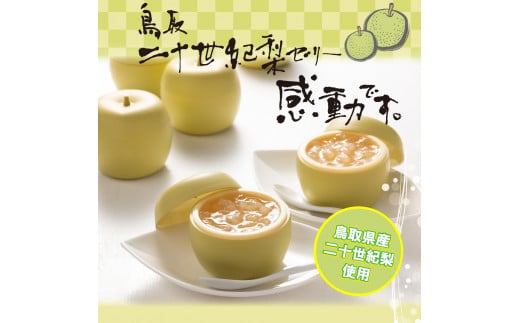 二十世紀梨ゼリー感動です。6個入