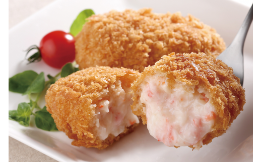 山陰ごほうびカニクリームコロッケ 4個×3 (計12個)【境港産ずわいがに配合】 レシピ付き