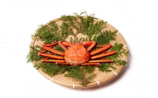 蟹屋の釜茹で紅ずわい蟹（大）500~600g×1杯