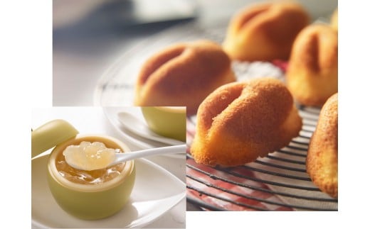 ＜寿製菓＞白ウサギフィナンシェと二十世紀梨ゼリー【髙島屋選定品】