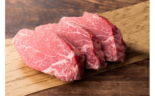 鳥取和牛 オレイン55 ヒレステーキ 3枚 ( 360g ) 牛肉 ヒレ ヒレステーキ 和牛 国産牛 ステーキ 黒毛和牛 肉 国産 ブランド牛 赤身 希少部位 最高級部位 鳥取県 倉吉市 KR1290