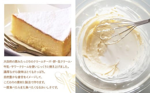 濃厚チーズケーキ チーズケーキ スイーツ 冷凍 鳥取県 倉吉市 濃厚 まろやか クリームチーズ 美味しい 誕生日 贈り物 手土産 贈答品 ケーキ