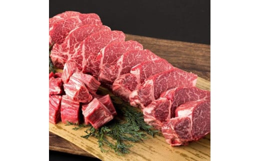 鳥取和牛 極上 ヒレ １本まるごと贅沢セット （合計2.6kg） 国産 牛肉 ヒレ サイコロ ステーキ 極上 小分け 大容量 和牛 ブランド牛 黒毛和牛