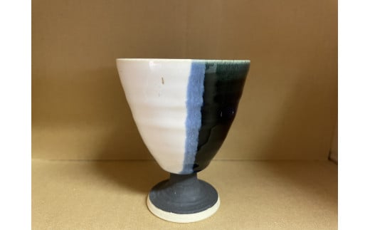 元帥大吟醸と上神焼グラスのセット【A】 お酒 日本酒 大吟醸 グラス 焼き物 上神焼 セット 鳥取県 倉吉市 酒造 地酒 アルコール 金賞