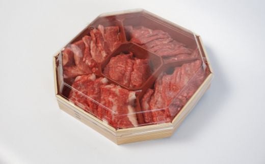 鳥取和牛 5つの部位 焼肉盛合わせ (400g) 国産 牛肉 和牛 希少部位 黒毛和牛 焼肉 焼き肉 冷凍 ミスジ うちもも リブロース そとばら サンカク