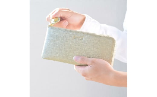 バルコス 長財布（ゴールド）L字型 BARCOS GLウォレット L字型財布＜フェリーチェL＞ ゴールド 財布 ウォレット 一粒万倍日 革 レザー 長財布 メンズ レディース 鳥取県 倉吉市