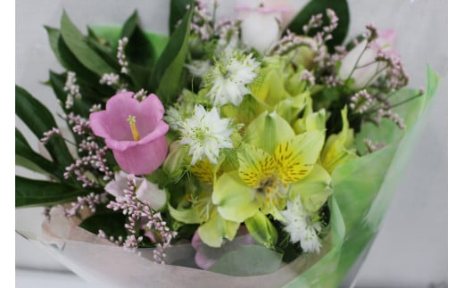 花束　色やイメージで作成するオーダーメイド型（生花） 花 生花 お花 鳥取県 倉吉市