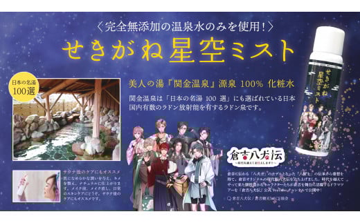 倉吉八犬伝セット カレー ドライカレー レトルト 化粧水 温泉 スキンケア セット 鳥取県 倉吉市