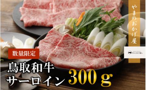 鳥取和牛サーロインしゃぶしゃぶ・すき焼き 300g 国産 牛肉 サーロイン